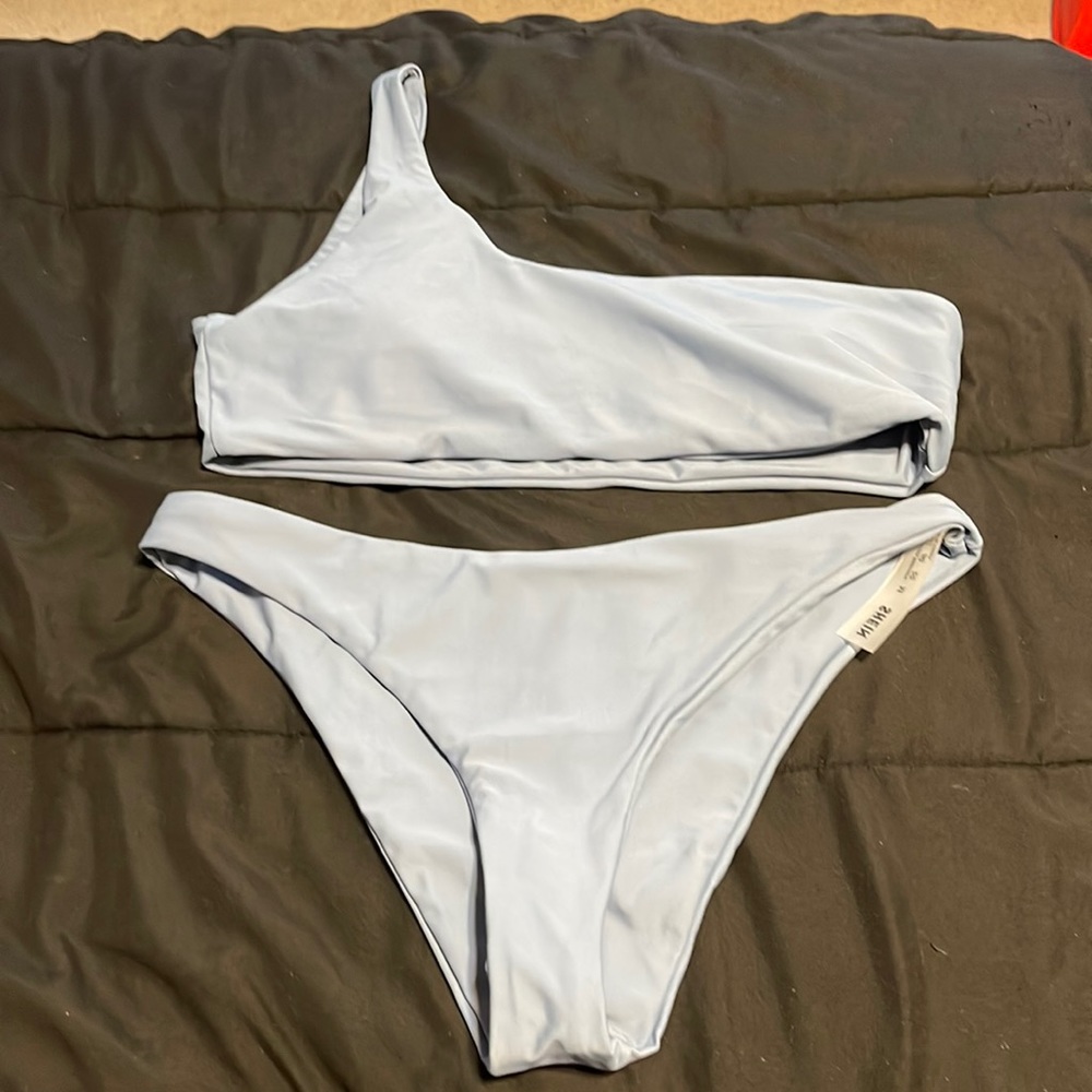 SHEIN blue swimsuit size medium
